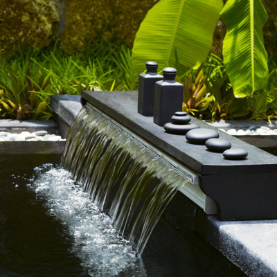 Détail d'un spa extérieur par Ingaivanova - photographie sur toile tendue