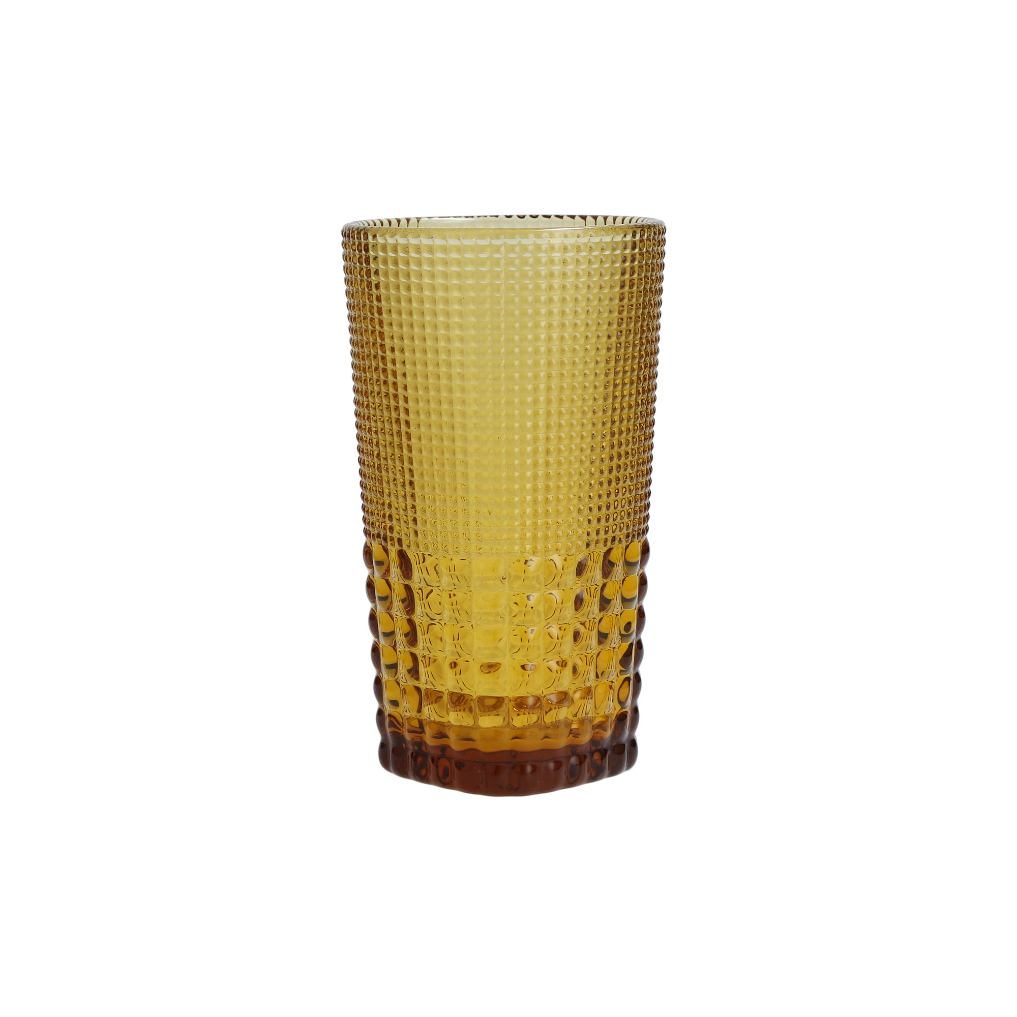 Malcolm Drinking Glass, Amber, 15 oz.