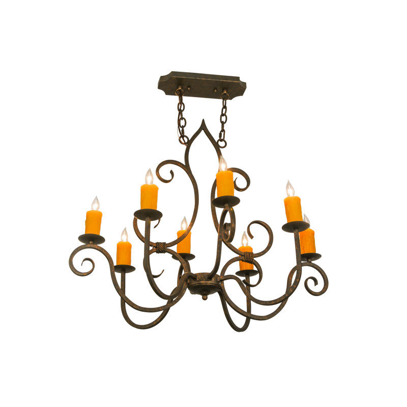 Lustree 8 lumières façon bougie/classique Wicksham
