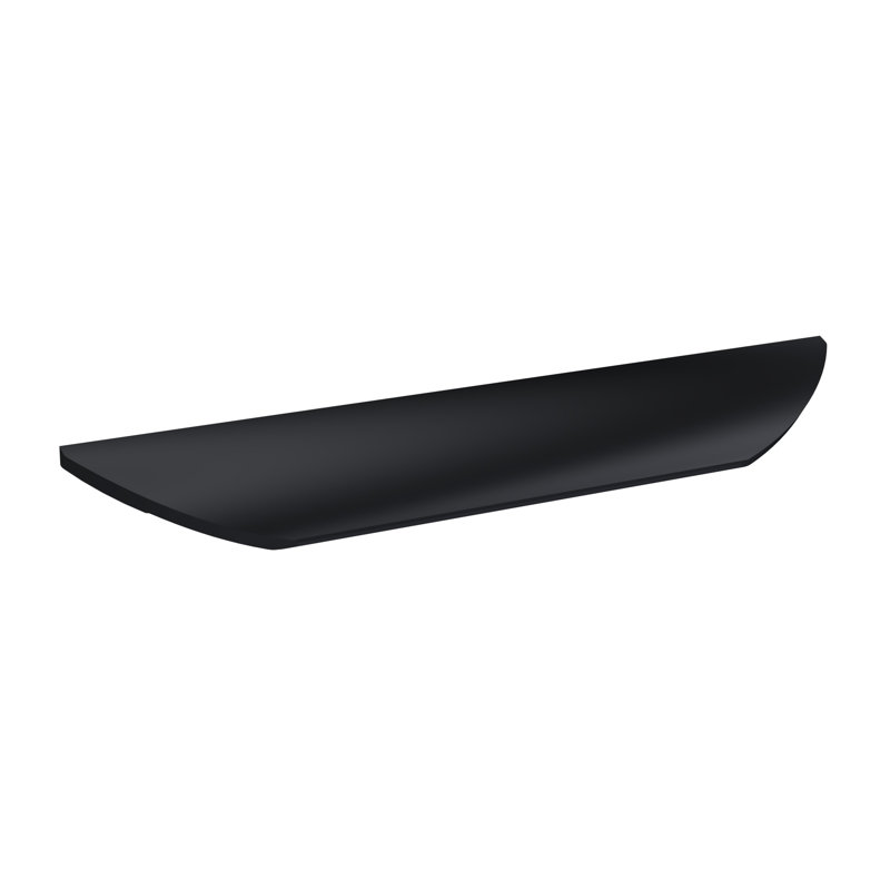 16cm Centre Finger Handle, Matt Black