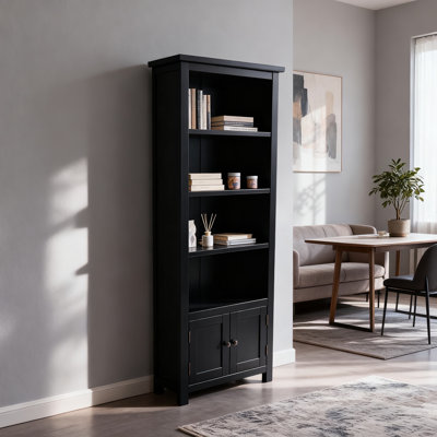 Arise-Sun High Bookcase with Cupboards
