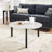 Wood Round coffee table with rubber wood legs-922385942-910359672