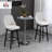 Annaleya Swivel Upholstered Counter Stool with Metal Frame-1178495320