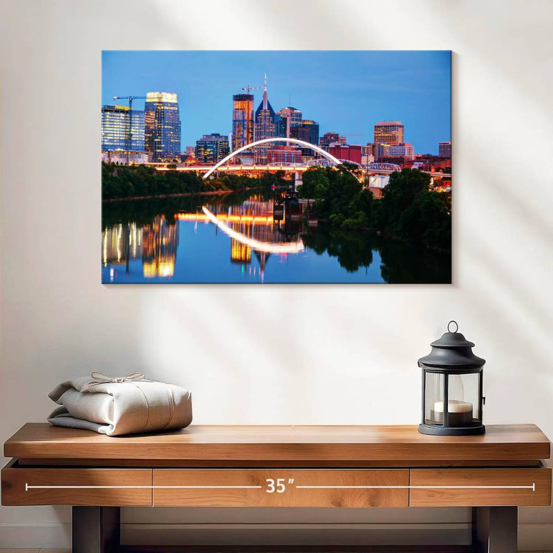 Ravi, Nashville, Tennessee, paysage urbain, H 16 po x l 24 po