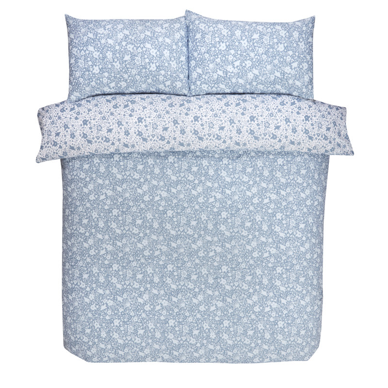 Gilcrease Polyester Floral Duvet Cover Set with Pillowcases, Single - 1 Standard Pillowcase