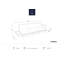 245cm Wide Wood Patio Sofa with Cushions-423304534