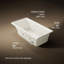 Underscore Rectangle 60-In X 30-In Heated Bubblemassage Air Bath With Whirlpool, Alcove, Right Drain-1909709269-1909709273