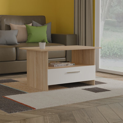 Fully Assembled Heinar Side Table with Storage