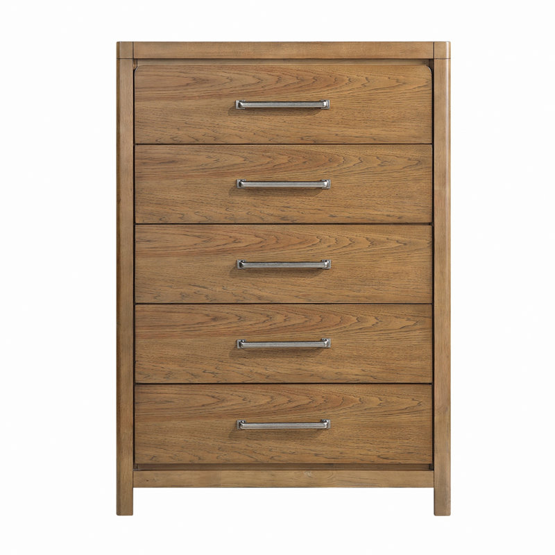 Commode de rangement à 5 tiroirs pour chambre à coucher