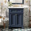 Armoire de salle de bain avec portes à fermeture douce et tablette réglable-500514090