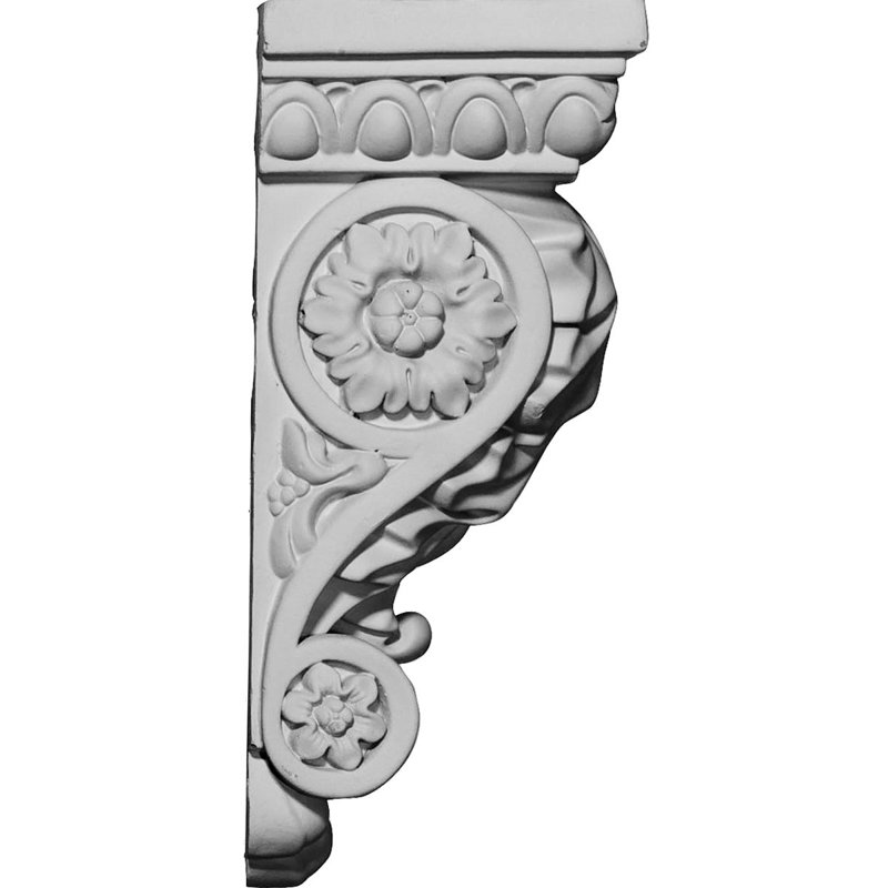 Endurathane Attica Corbel, 5"W x 3 5/8"D x 8 3/8"H, Factory Primed