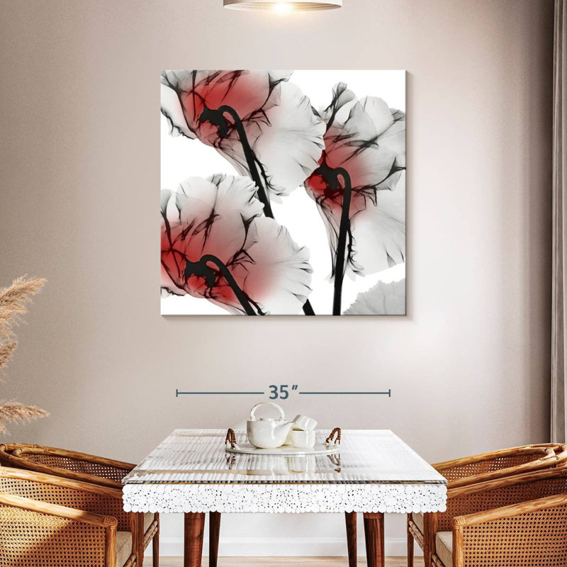 Harnek Crimson Luster Cyclamen, 39" H x 39" W