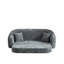 Fauteuil inclinable convertible incurvé de 87 po-748431118