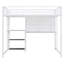 Lit mezzanine avec bureau et tableau blanc, lit mezzanine avec 3 tablettes et échelle-1031549181-1031549179