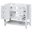 Meuble-lavabo 36 po sans lavabo, base d'armoire seulement, une armoire et trois tiroirs-111640630