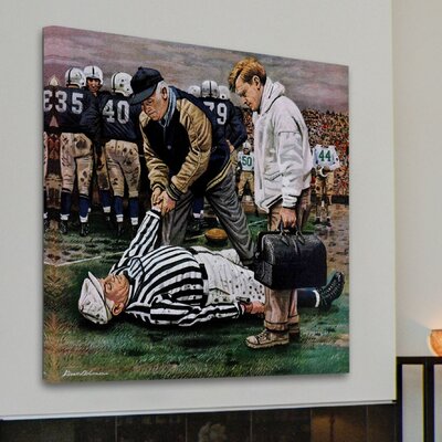 Ref Out Cold by Stevan Dohanos Painting Print on Wrapped Canvas -  Marmont Hill, MH-SEPSP-97-C-24