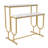 Gold Two-Layer Display Shelf Purse Display Stand