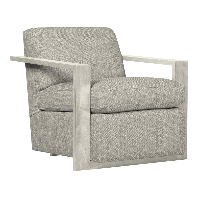 Thom Filicia Home 32" Wide Upholstered Armchair, Wrenn, Tarbee Pebble