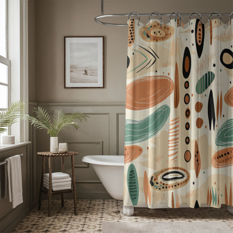 Rideau de douche Boho Spirit - Premium, H 74 po x l 71 po