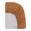 Burnt Sienna Muslin Crib Sheet