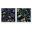 Plaisir - Ensemble de 2 reproductions d'art botaniques abstraites-102574692-102574685