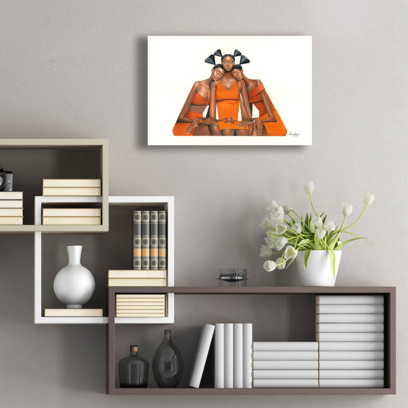 Art mural en verre acrylique 24 po x 16 po «Black Diamond Sisterhip» par Manasseh Johnson Sr, H 16 po x l 24 po