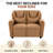 Kids Recliner Loveseat, 2 Seater Kids Recliner Chair with Cup Holders, Double Kids Sofa Chair, Push-Back Reclining & Adjustable Footrest for Small Spaces-1222052828