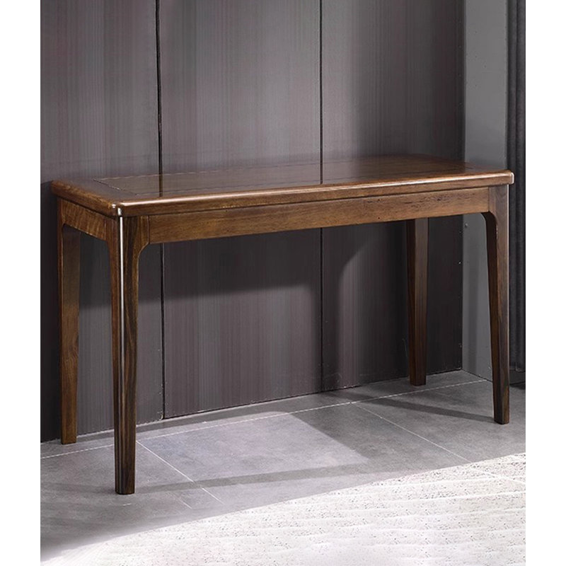 Modern Minimalist Black Walnut Desk, 30.71" H x 39.37" W x 23.62" D