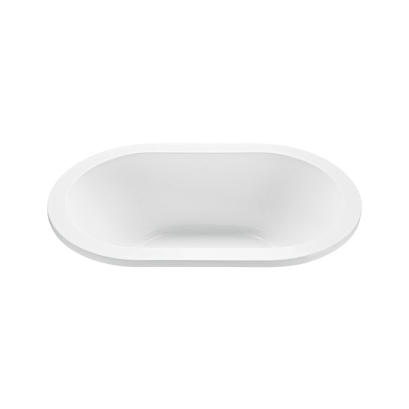 New Yorker 2 Soaker Tub - Matte, Undermount, 22.75" H x 65.5" W x 32" D