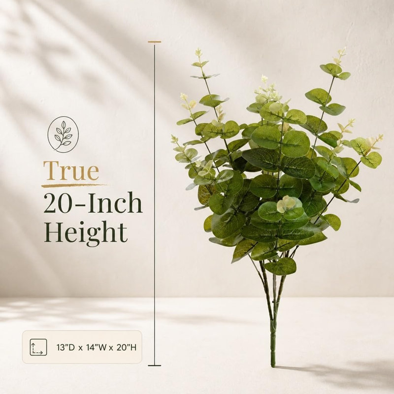20'' Faux Eucalyptus Plant