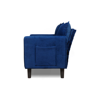 Loveseat Couch With Side Storage Pocket
