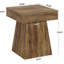 Table de chevet étroite, table basse, table basse carrée