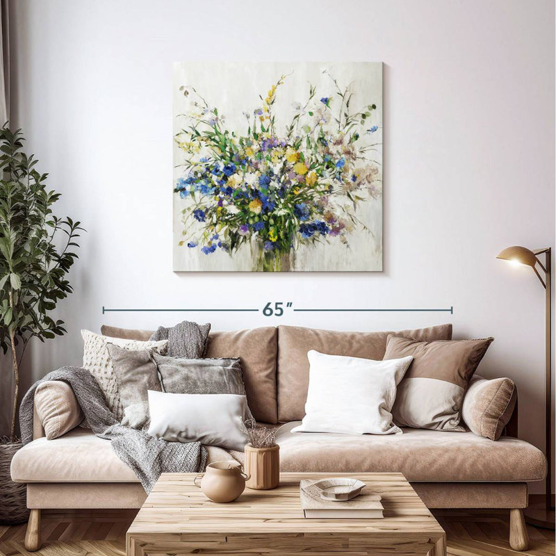 Harnek Wild Flower Bouquet, 39" H x 39" W