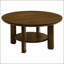 Ensemble élégant de 2 tables basses et d'appoint avec étagères de rangement ouvertes et pieds robustes pour salons modernes