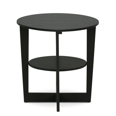 Table de bout ovale en noyer