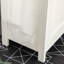 Meuble de salle de bain sur pied sous lavabo, tablette réglable, meuble à double porte, sur pied, lavabo, matériaux