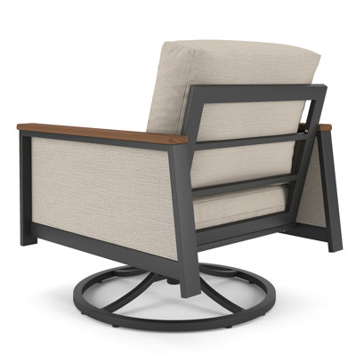 Stimson Sunbrella® Swivel Patio Rocking Chair