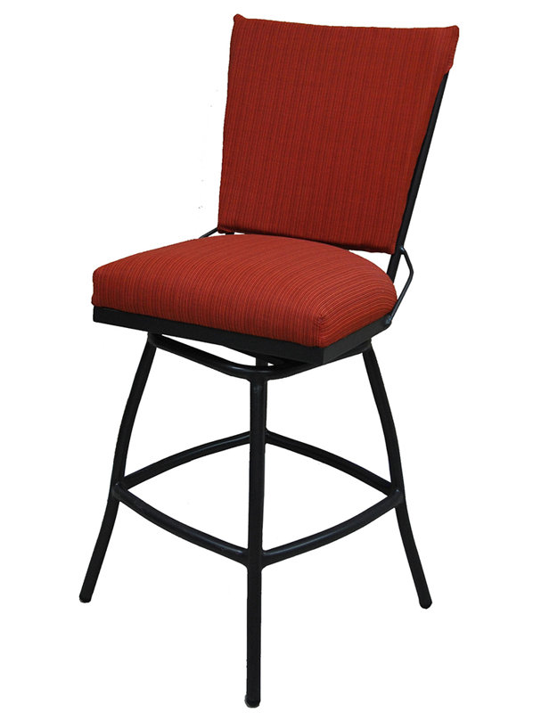 Tabouret de bar de terrasse avec coussin 30" Darin