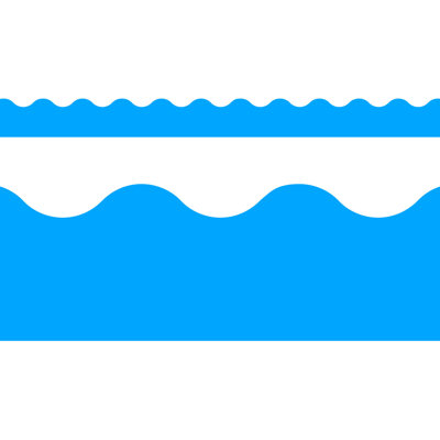 Blue Terrific Trimmers® Border