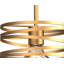 Mini-luminaire suspendu cylindrique torsadé spirale 1 lumière