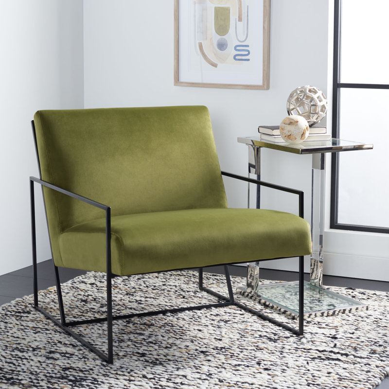 Arsos 27'' Wide Armchair, Green