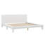 Base de lit plateforme double avec tête de lit et lattes en bois-748891247