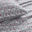 4 draps pour grand lit, motif de saut à ski gris, flanelle de coton à 100%, brossé des deux côtés pour plus de douceur-120252380
