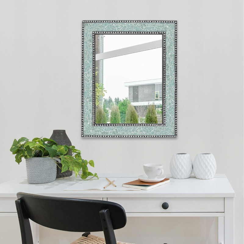 Miroir d'appoint Cima Crackle, Vert menthe