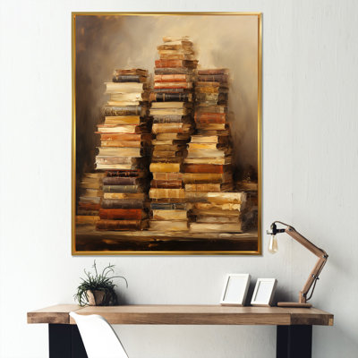 Ancient Reading Bookcase Mystery II - Books Wall Art