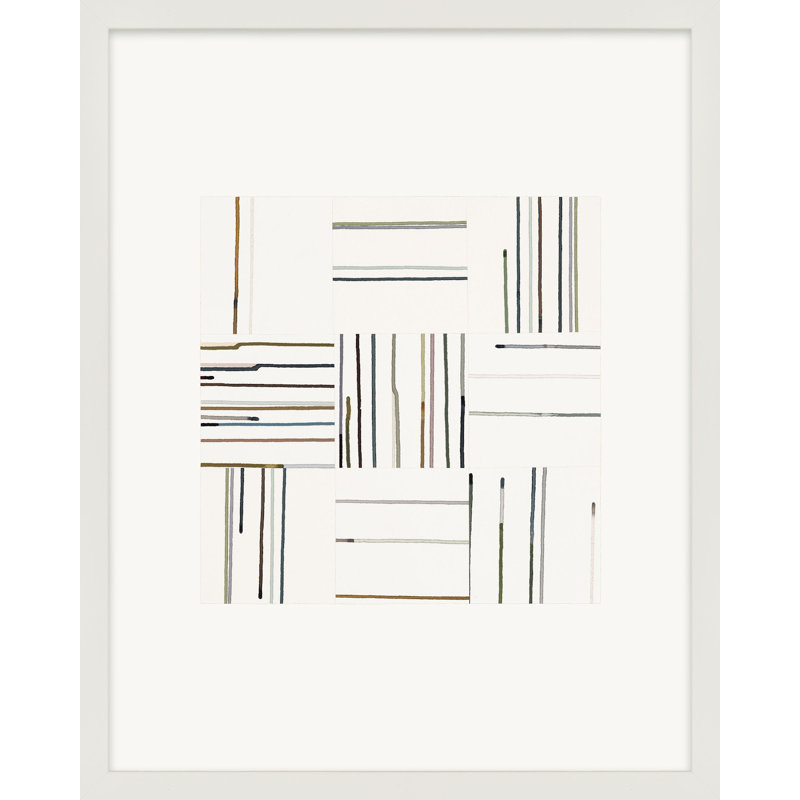 Drips II Print by Beth James, White Framed, 38" H x 30" W x 1.25" D