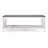 V-Frame Two-Tone Coffee Table with Lower Storage Shelf-514701767-514701764