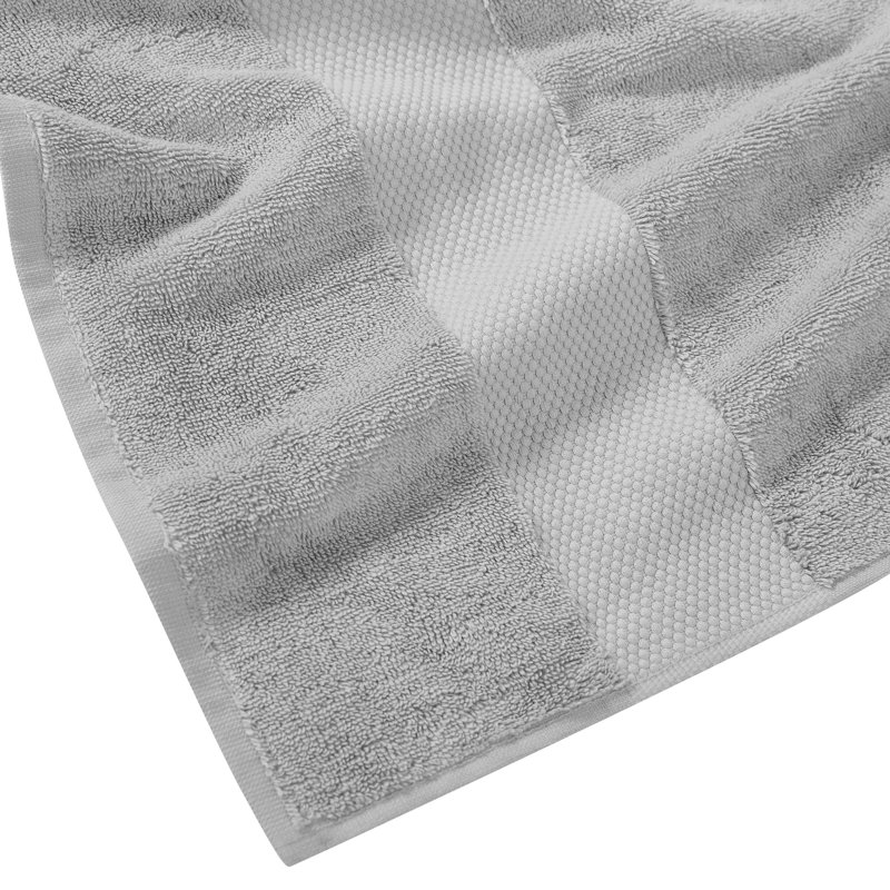 Paquet de 2 serviettes de bain en coton Royal Turkish, Gris