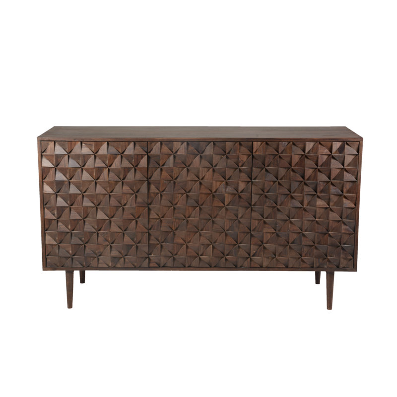 Arinze 58'' Solid Wood Sideboard, Brown