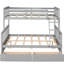 Lit superposé simple avec rangement, finition grise, matériaux aux dimensions élégantes et deux possibilités de rangement-2093919862-2093919864